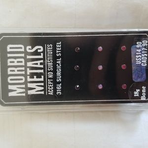 Morbid Metals Pink Opal CZ Nose